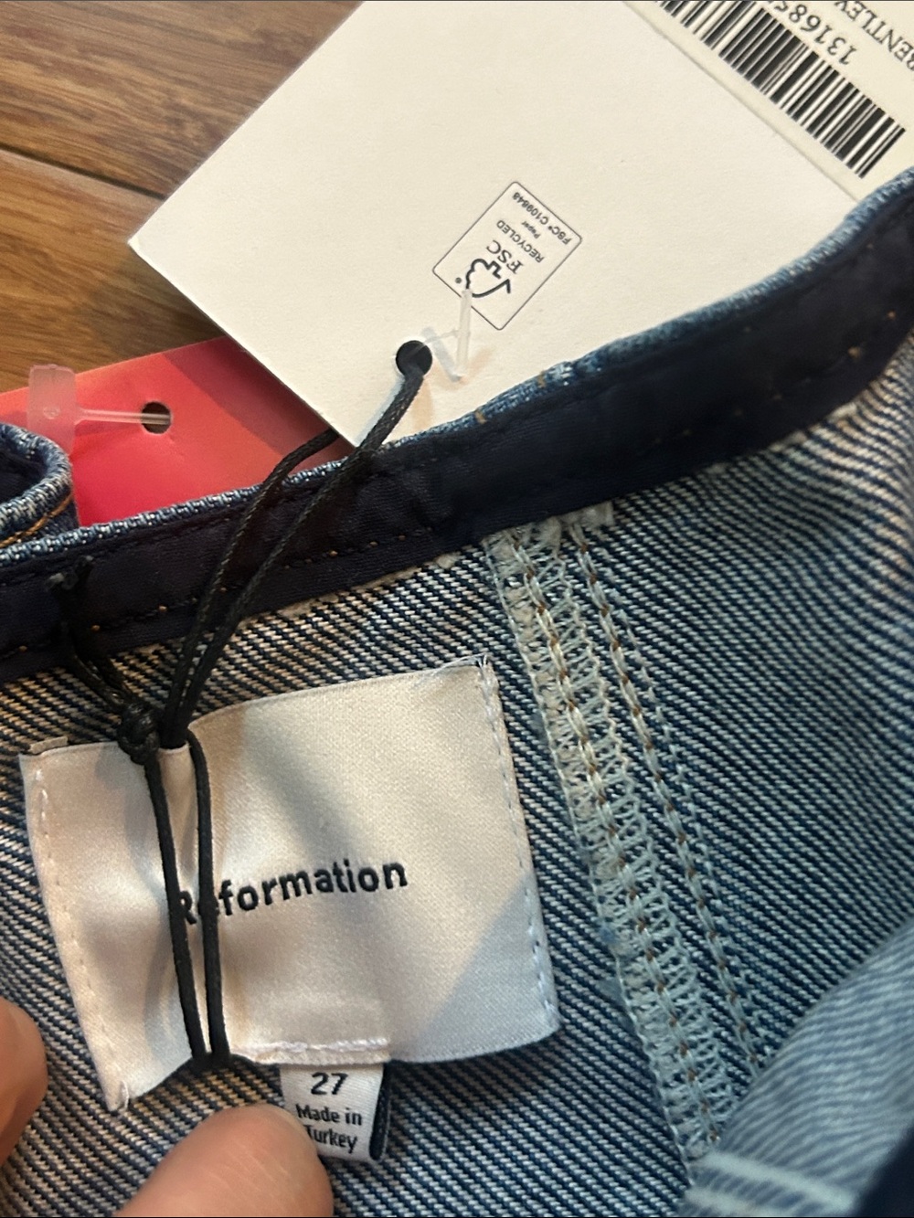 Reformation Bentley Denim Mini Skirt - Picture 7 of 8